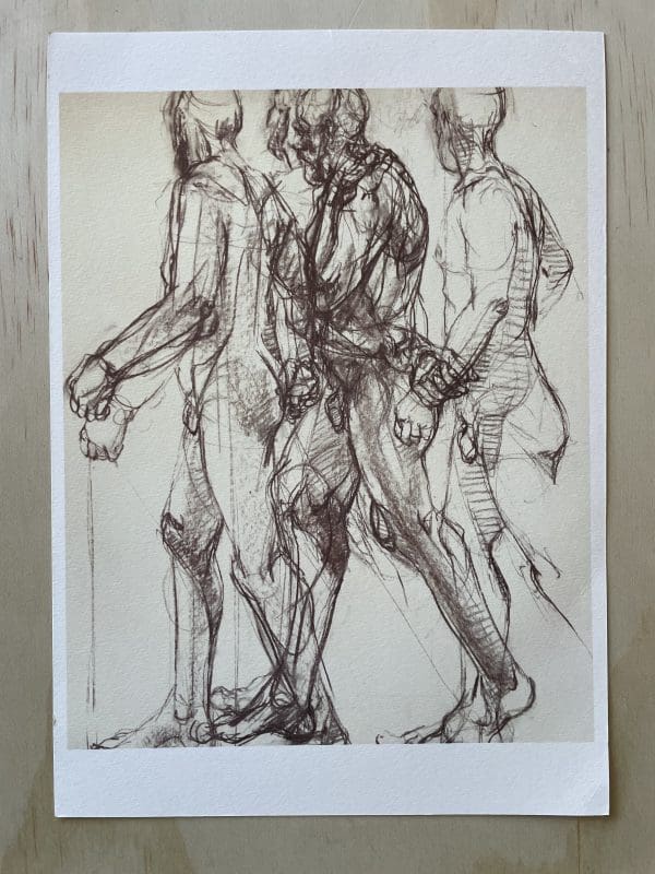 Progressive Drawing “Walking"