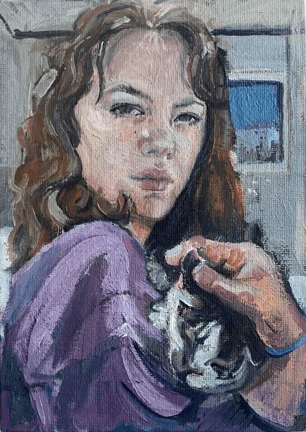 Cat & Girl - Kitchen
